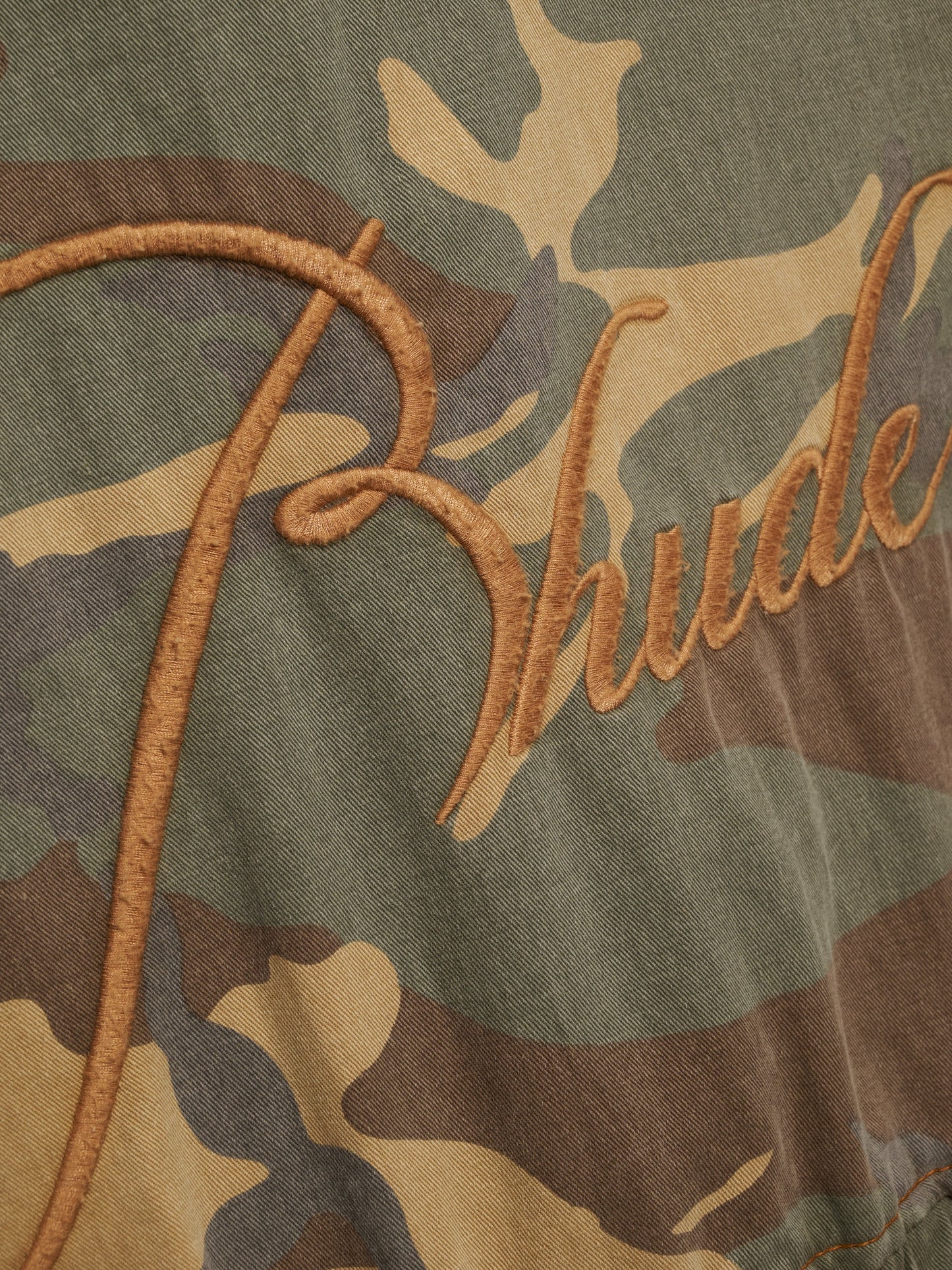 WASHED CAMO WORK JACKET
