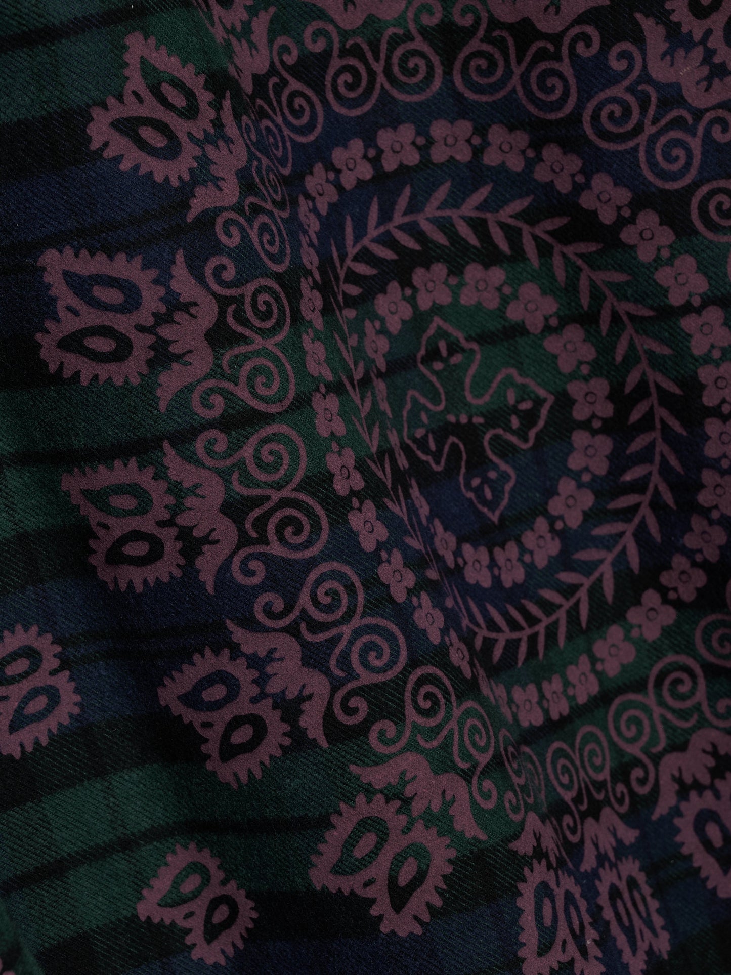PAISLEY FLANNEL BOXY SHIRT