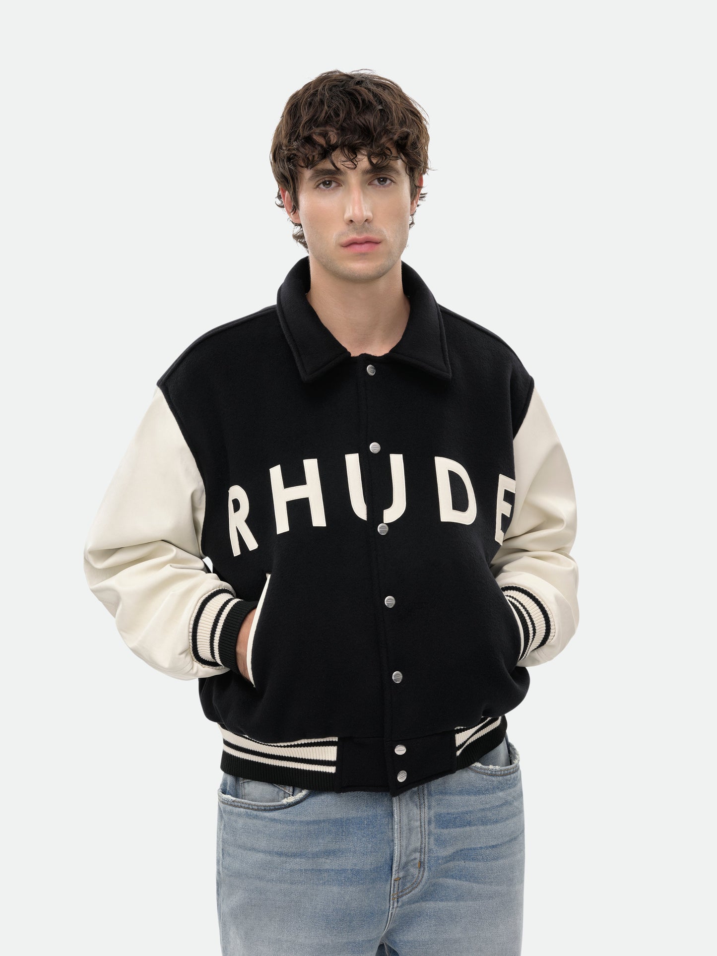 RHUDE COLLEGIATE VARSITY JACKET