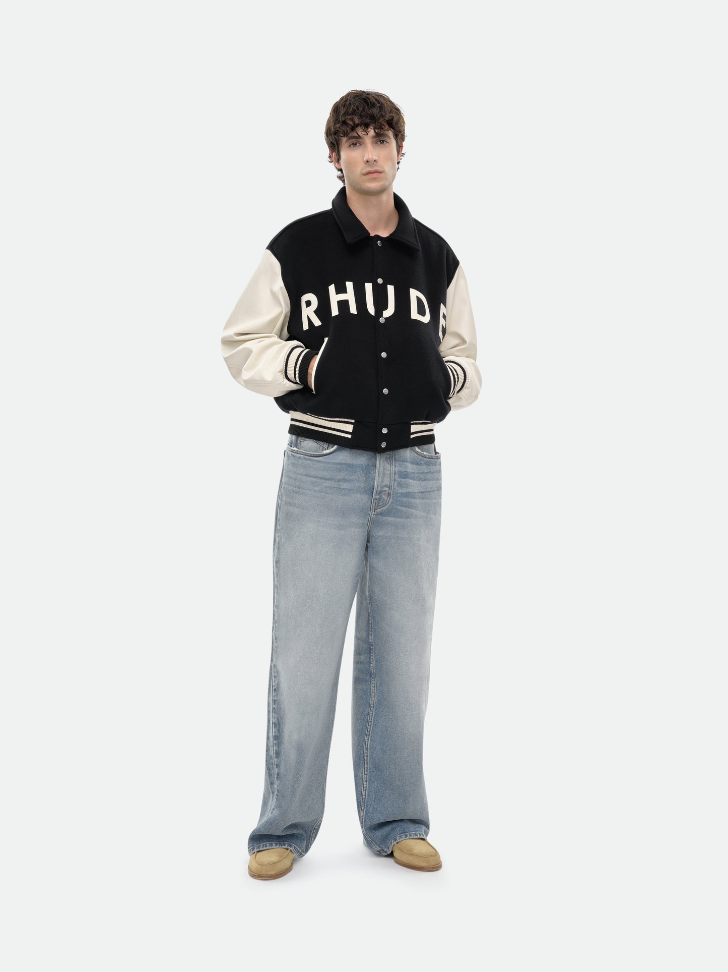 RHUDE COLLEGIATE VARSITY JACKET