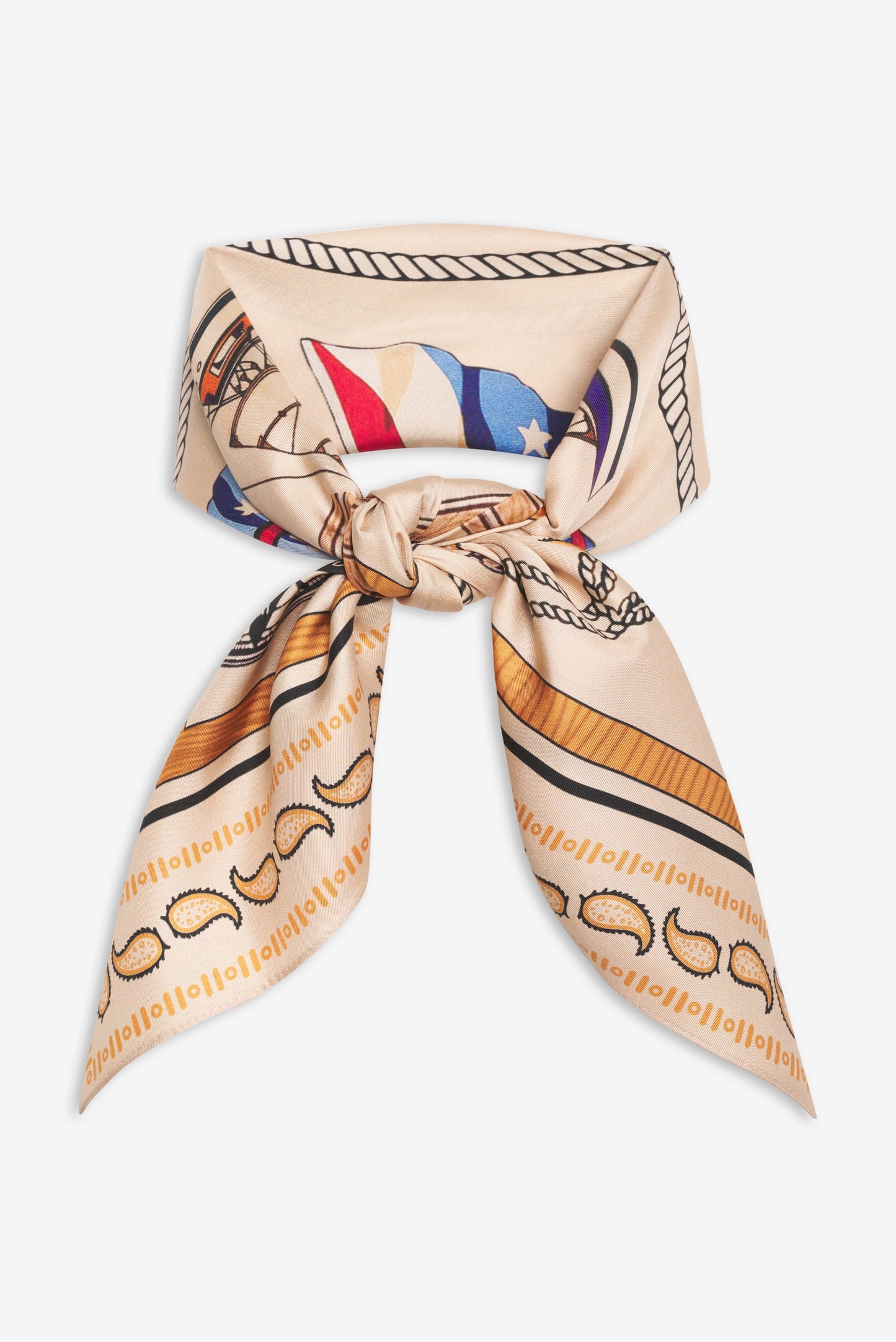 NAUTICAL PRINTED SCARF