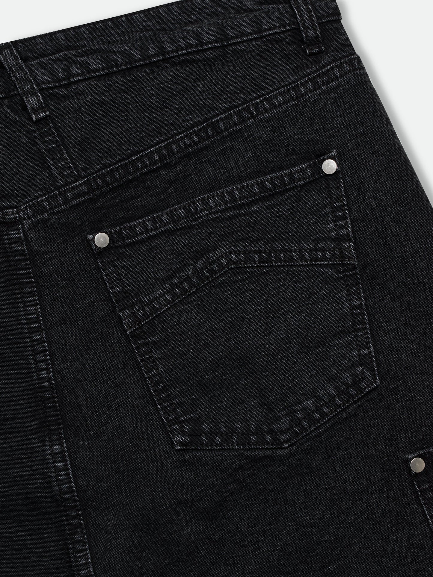 WASHED CANVAS REZA SHORT