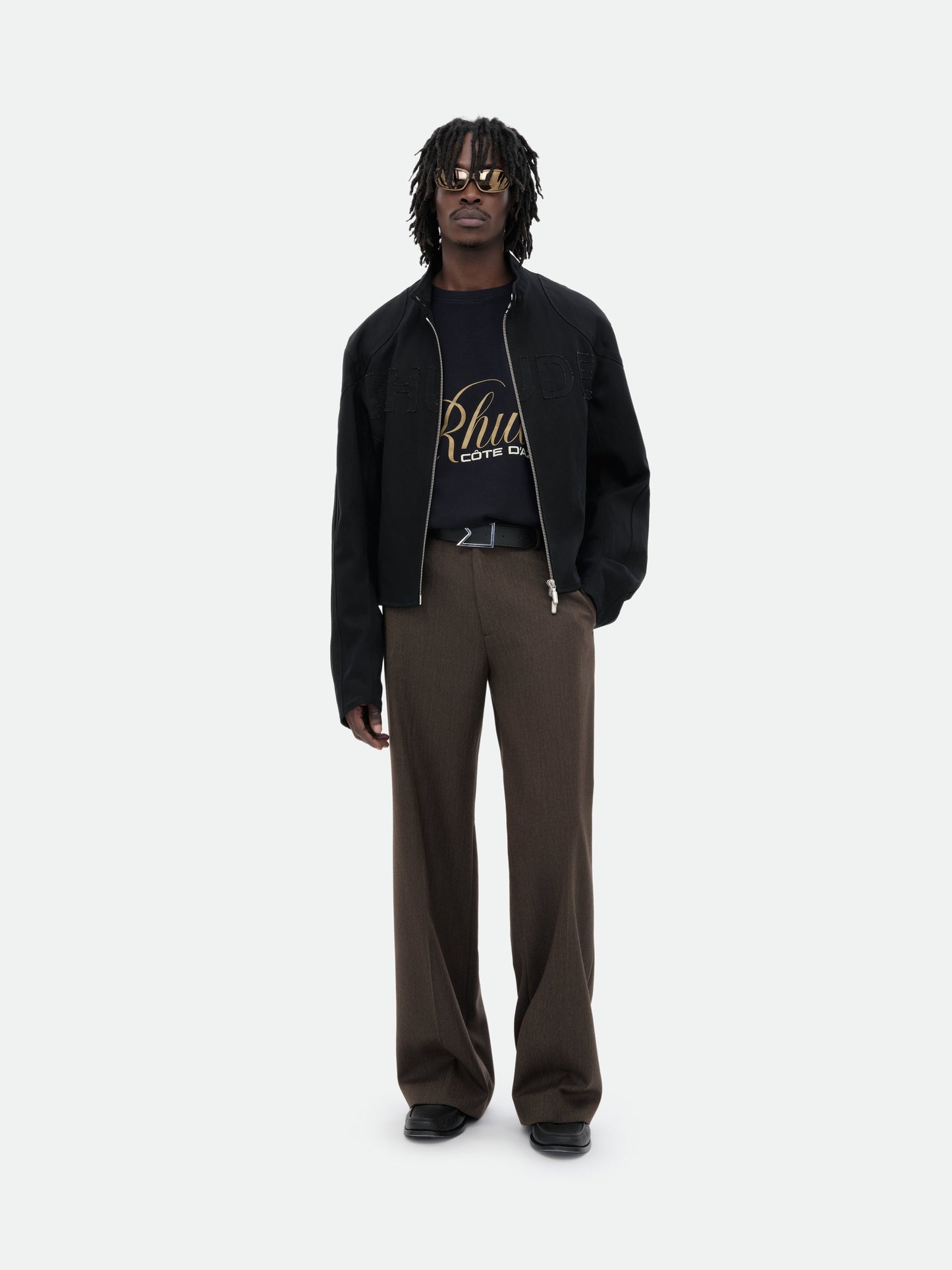 RHUDE SCRIPT CREST TEE