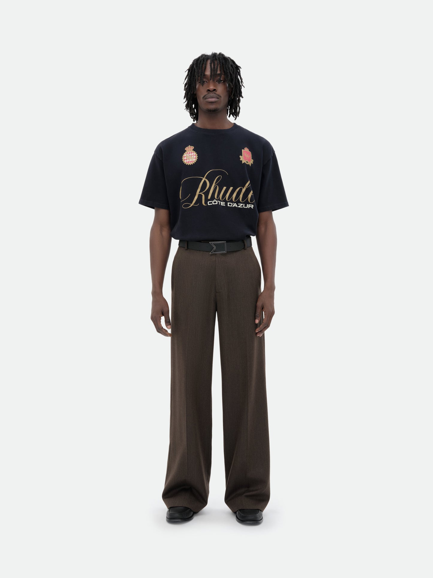 RHUDE SCRIPT CREST TEE