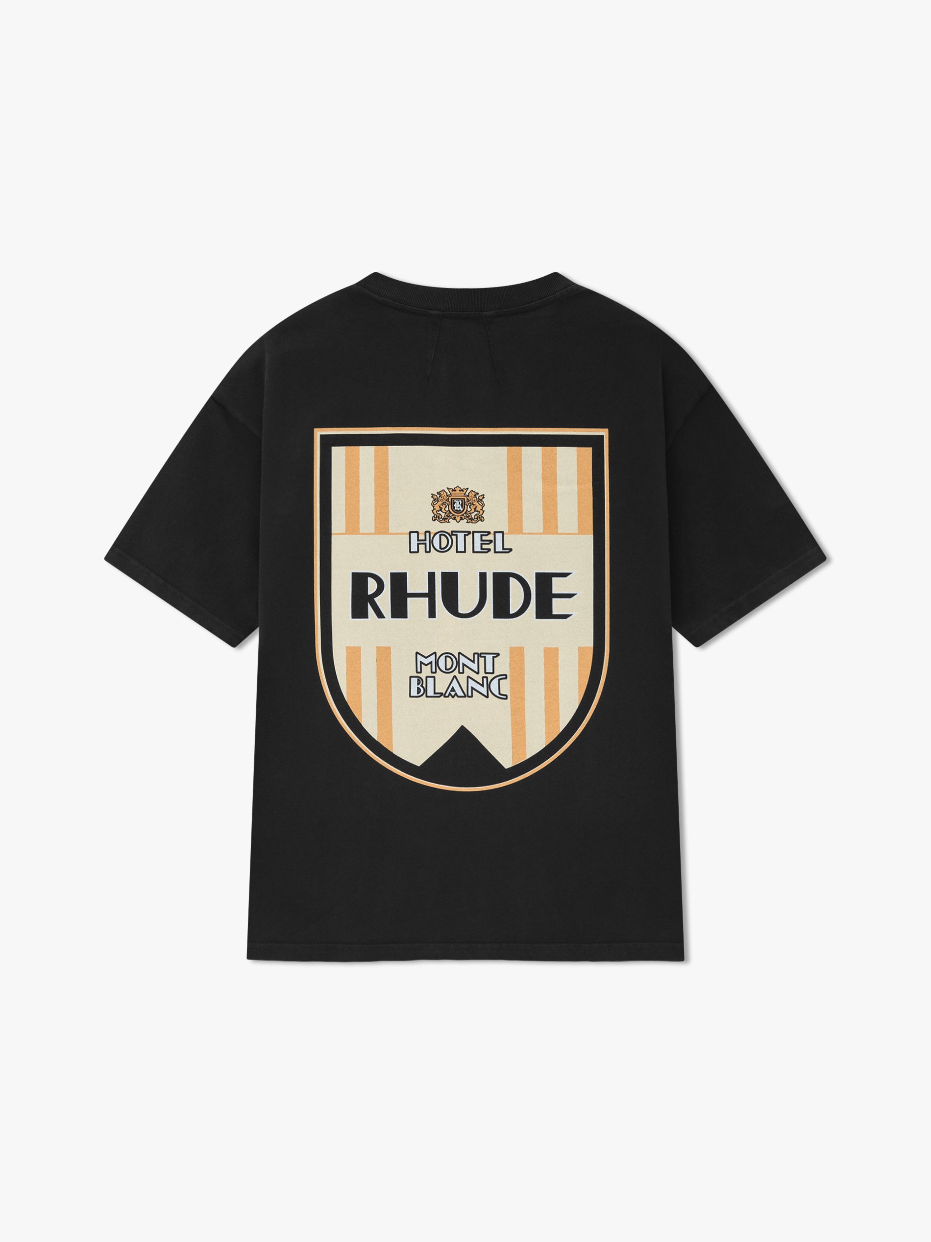 【関税込み】Rhude ブラック Mont-Blanc Hotel Tシャツ MONT-BLANC HOTEL TEE – Rhude Bowl