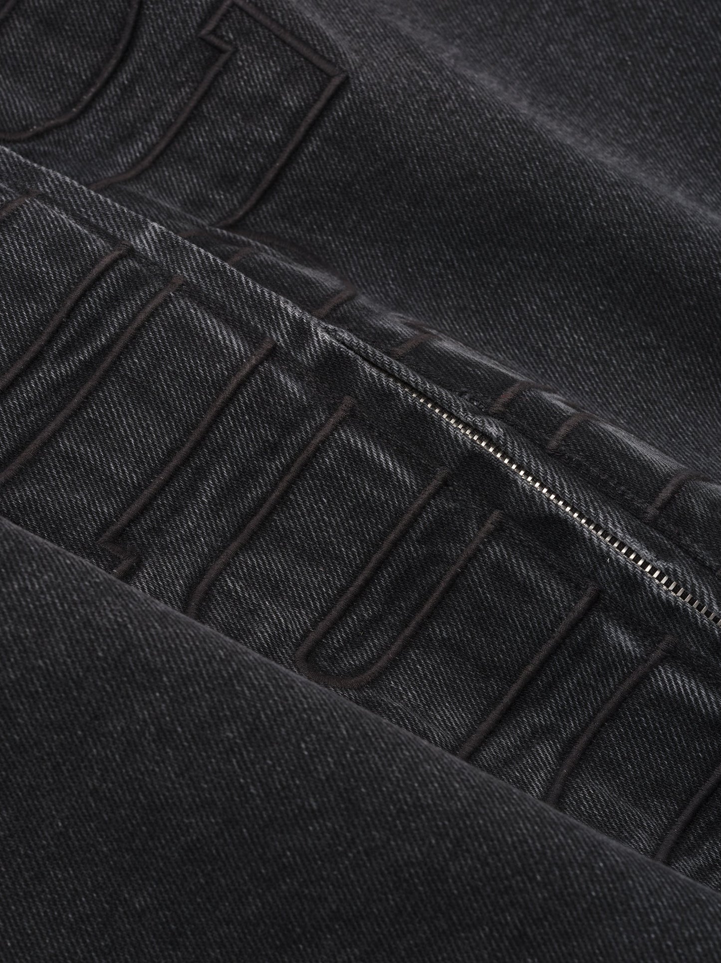 DENIM LOGO SUEDE COLLAR WORK JACKET