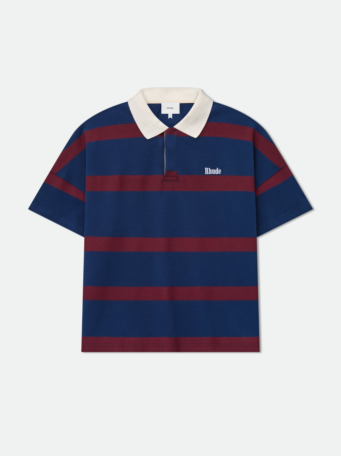 STRIPED PIQUE POLO