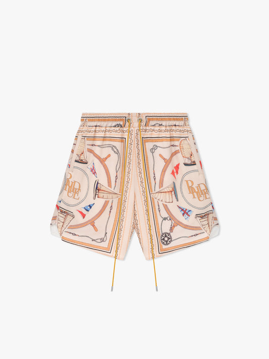 RHUDE NAUTICAL SILK SHORT