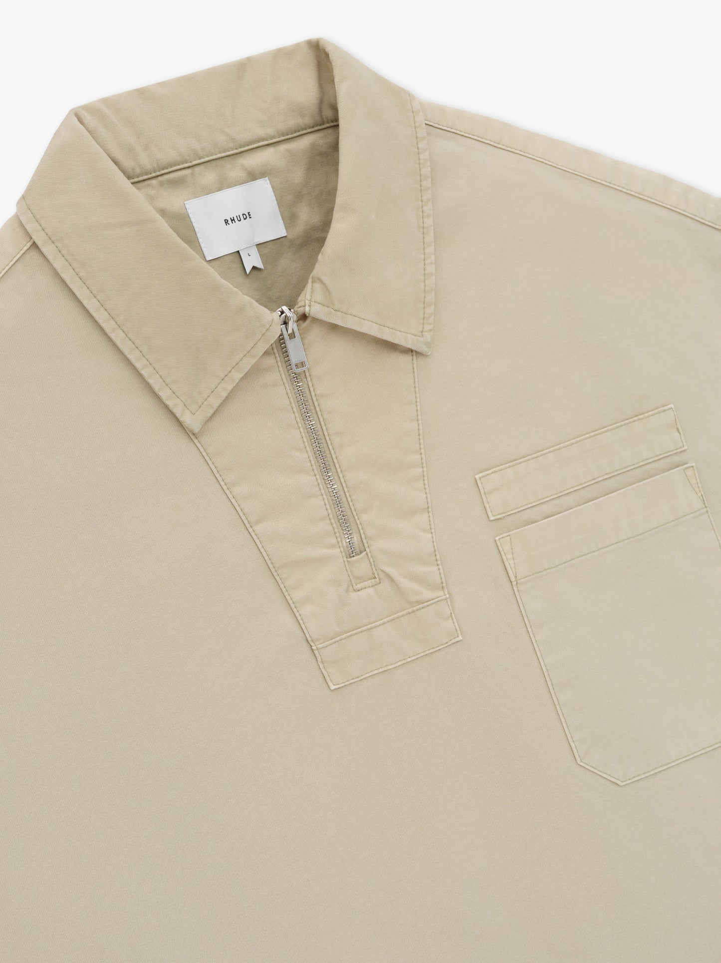 BOXY HALF-ZIP SPRAY SHIRT