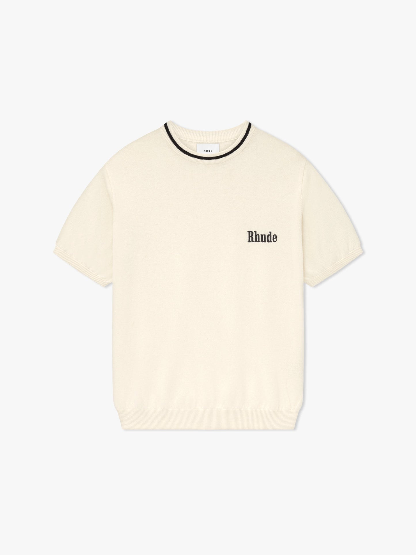 RHUDE LOGO KNIT TEE