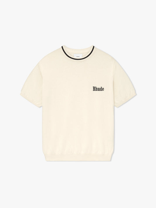 RHUDE LOGO KNIT TEE