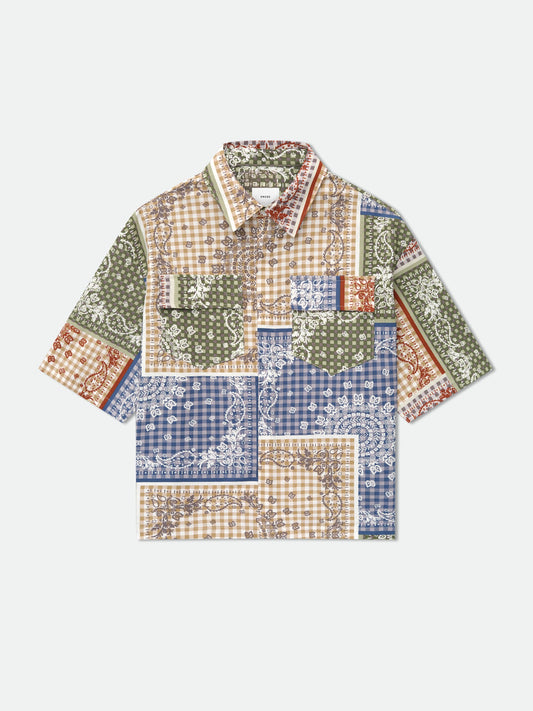 BANDANA BOXY WORK SHIRT