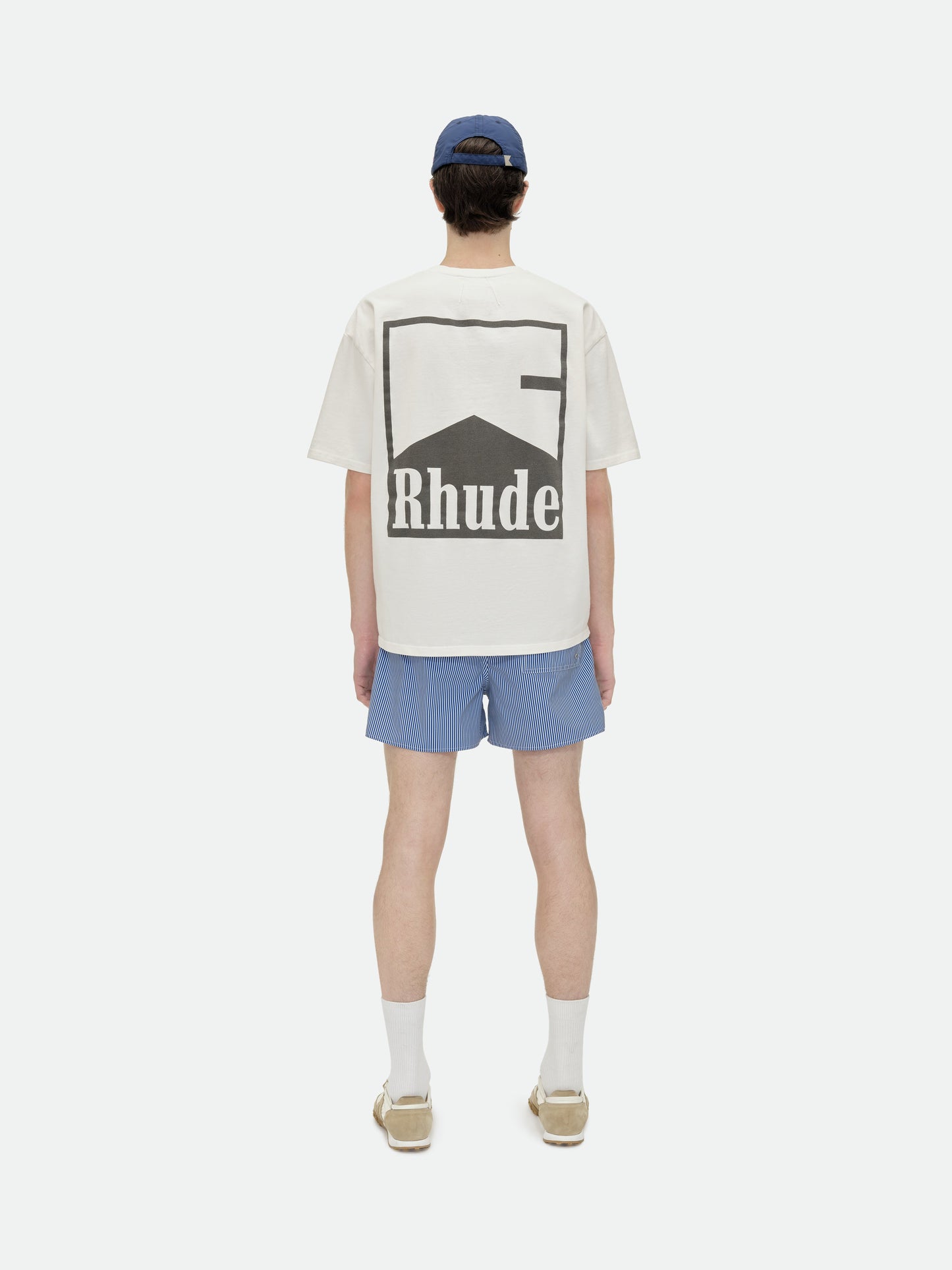 RHUDE LOGO SWIM TRUNKS