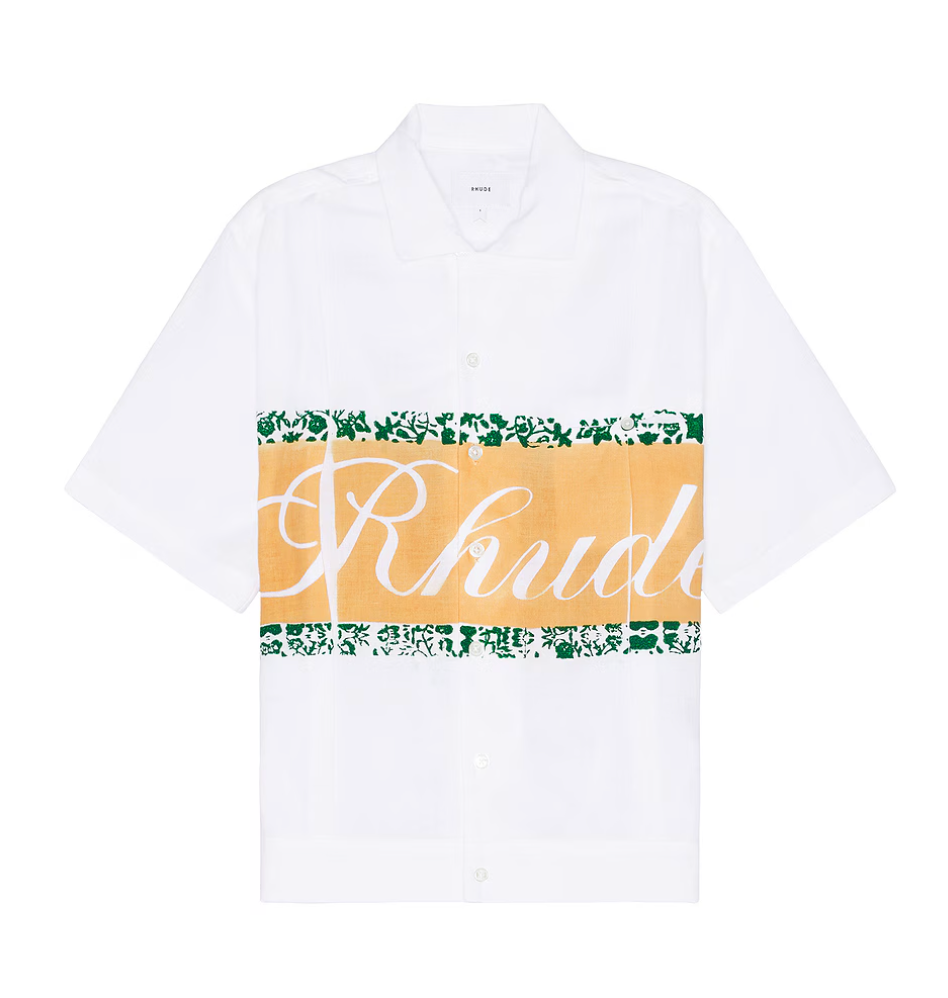 RHUDE LINEN CUBAN SHIRT