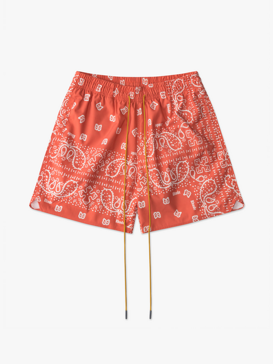 BANDANA PRINT SWIM TRUNKS