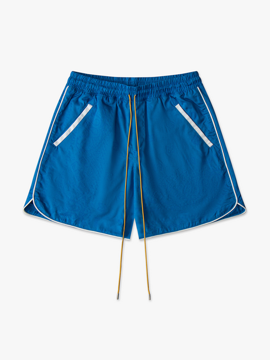 TONAL BANDANA TRACK SHORTS