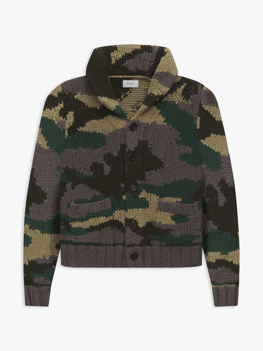 CAMO CARDIGAN