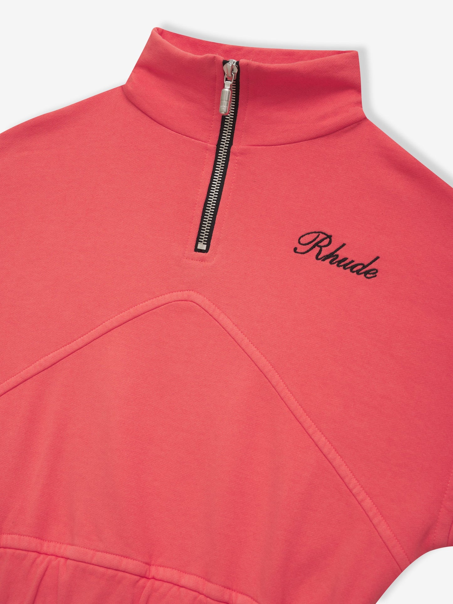 WOMEN'S LOGO CROPPED QUARTER ZIP