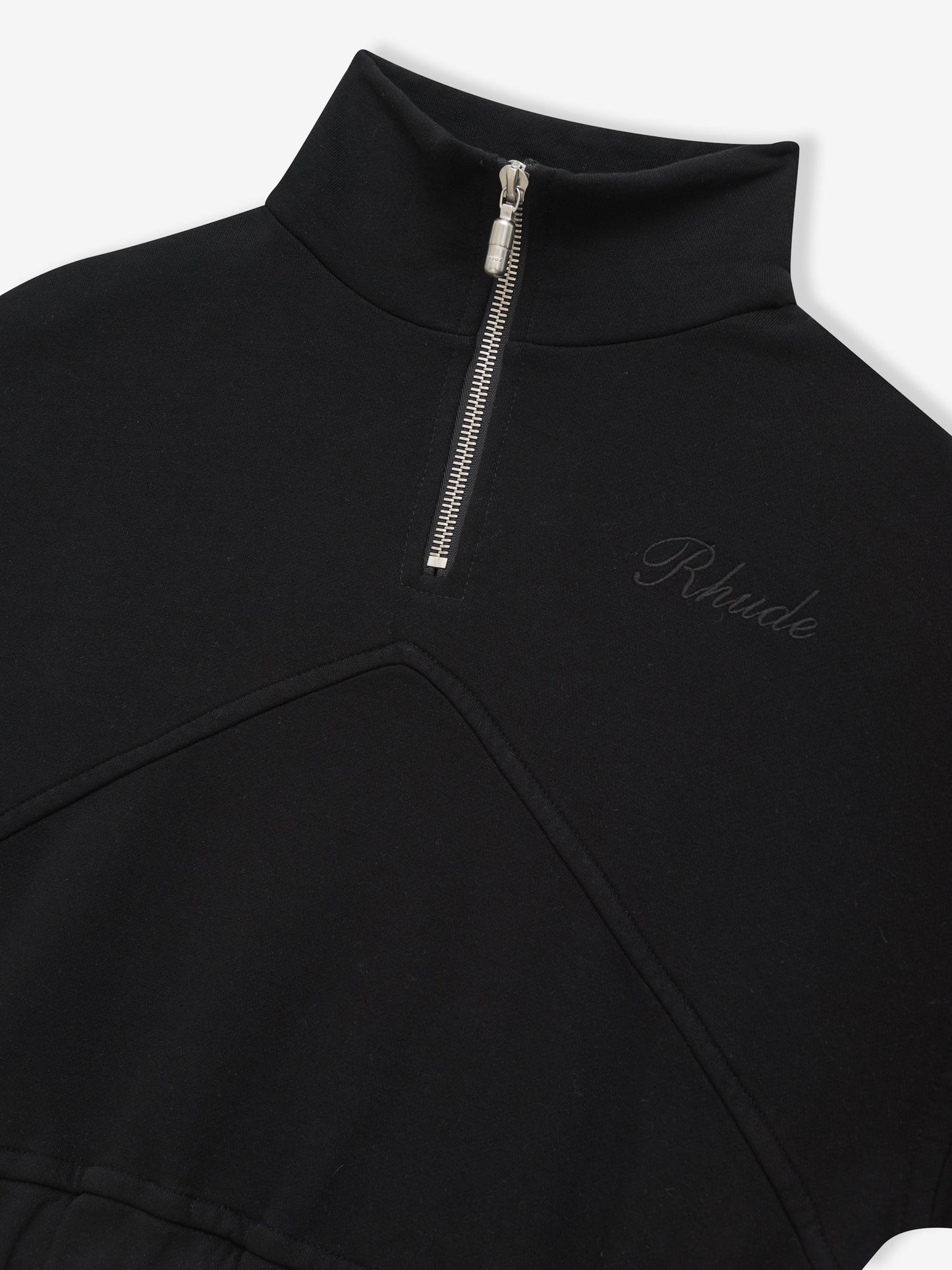 WOMEN'S LOGO CROPPED QUARTER ZIP